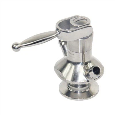 Supapă de prelevare aseptică cu un singur port